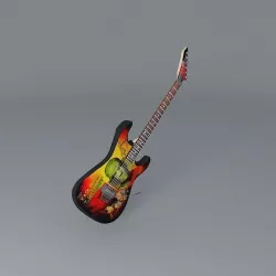 ESP KH 2 Mummy guitar Free 3D model