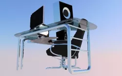 Eyefinity Desk Free 3D model