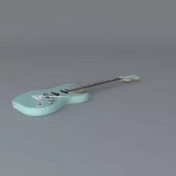 Fender custom shop stratocaster. Free 3D model