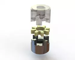 Flexible Coupling Free 3D model