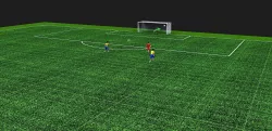 Football field Free 3D model
