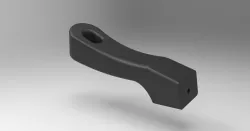 Frying Pan Handle Free 3D model