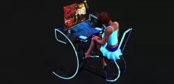 Future desk Free 3D model