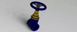 Gate valve Free 3D model