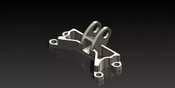GE jet engine bracket challenge New Design V3 Free 3D model