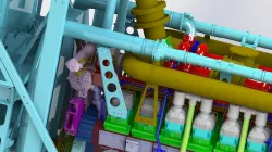 Giant generator diesel engine Free 3D model