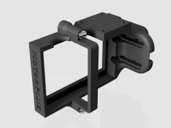 GoPro enclosure with quick mount plate