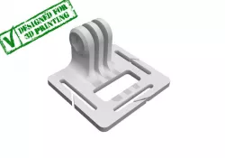 GoPro Head Strap Mount Free 3D model