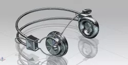 Headphone with NX Free 3D model