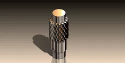 Helix Gear  Free 3D model