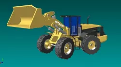 HITACHI ZW220 Free 3D model