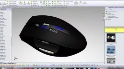 How to model an Asus rog mouse on Solidworks Free 3D model
