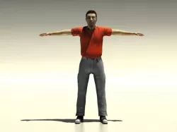 human Free low-poly  3D model