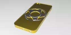 iPhone 5 Case with working iris Free 3D model