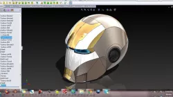 Iron Man mask Free 3D model