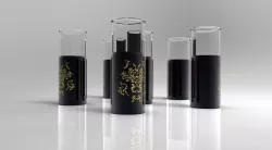 Japanese Steampunk Glass Set Angry Japanese God Glass Set Free 3D model