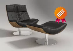 Kara Armchair Desiree Free 3D model