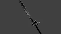 Kiritos Black Sword Sword Art Online Free low-poly  3D model