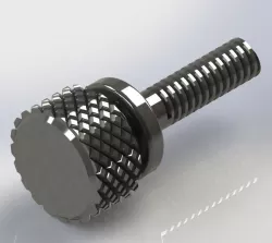 knurled thumb screws Free 3D model