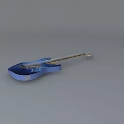Kramer Nightswan with lighting bolt graphics Free 3D model