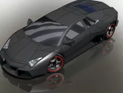Lamboghini Reventon car Free 3D model