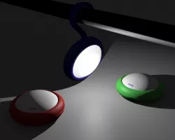  LED mini lamp Free 3D model