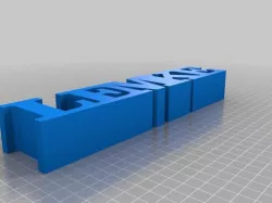 Lemke 3d Letters