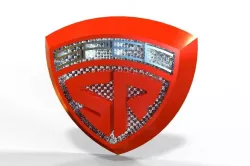 Logo crest sr Free 3D model