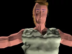 low poly 3ds max character  Free low-poly  3D model