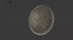 Low poly Shield Free low-poly  3D model