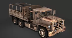 M923 Transport Truck Free low-poly  3D model