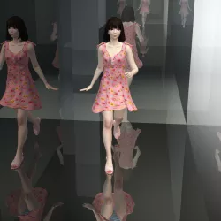 Maze of mirror  Free 3D model