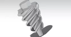 Meat Mincer Screw Free 3D model