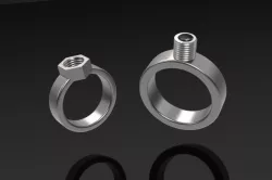 Mechanical Wedding Ring Free 3D model
