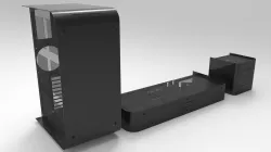 Metal PC cases idea Free 3D model