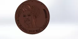miss kurdistan 2013 golden cion  Free 3D model