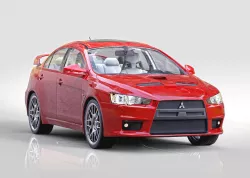 Mitsubishi Evolution X Free 3D model