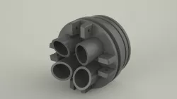 MK 40 nozzle Free 3D model
