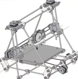 Modified Mendel Huxley Free 3D model