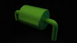 muffler Free 3D model