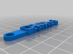 My Customized Message Keychain
