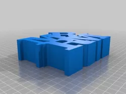 My Customized WORD Sculpture