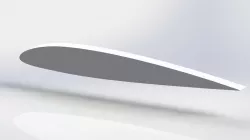 naca 2212 airfoil Free 3D model