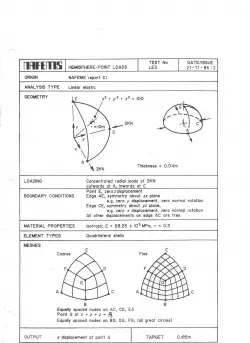 Nafems Benchmark - LE3 Free 3D model