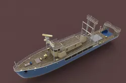 Nave Ricerca Free 3D model