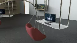 Office desk - NO LEGS ON THE FLOOR Free 3D model