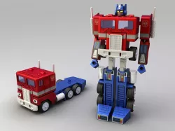 Optimus Prime - G1 toy Free 3D model