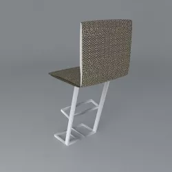 Ostrich Stool2 Free 3D model