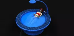 Outdoor bath tub Free 3D model