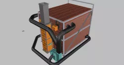Oven dryer Free 3D model